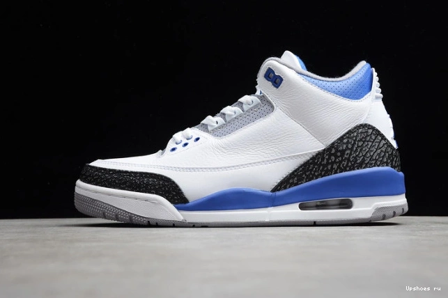 3 AIR BLUE JORDAN RETRO CT8532-145 WHITE 0118